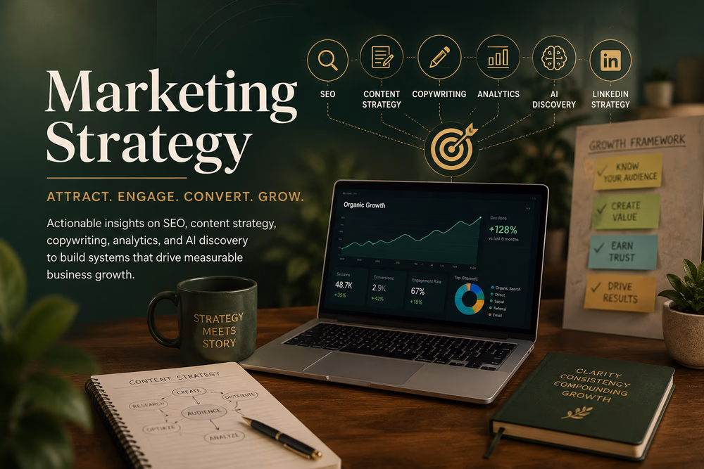 Marketing professionals develop SEO, content strategy, analytics, and customer insights to build ethical brands and sustainable growth.