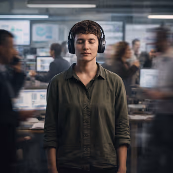 Neurodivergent distress signaling systemic misalignment in fast-paced work environments.