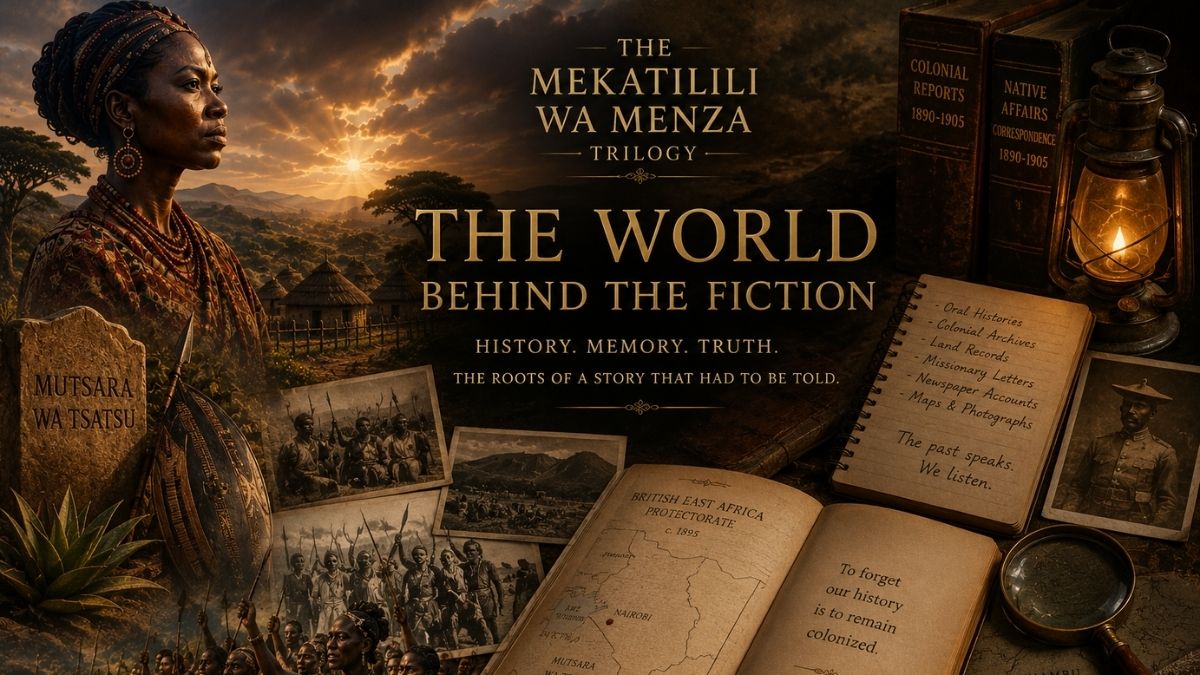 The World Behind the Fiction: Mekatilili wa Menza, colonial records, maps and ancestral landscapes reveal the history, memory and research behind the trilogy.